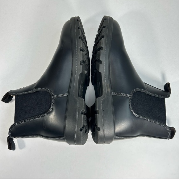 Prospector Leather Chelsea Boot Men’s 9 Slip On Water Resistant Black Round Toe - Picture 6 of 16
